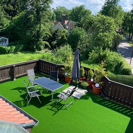 Ferienwohnung Zum Schloss Halbe Exterior foto