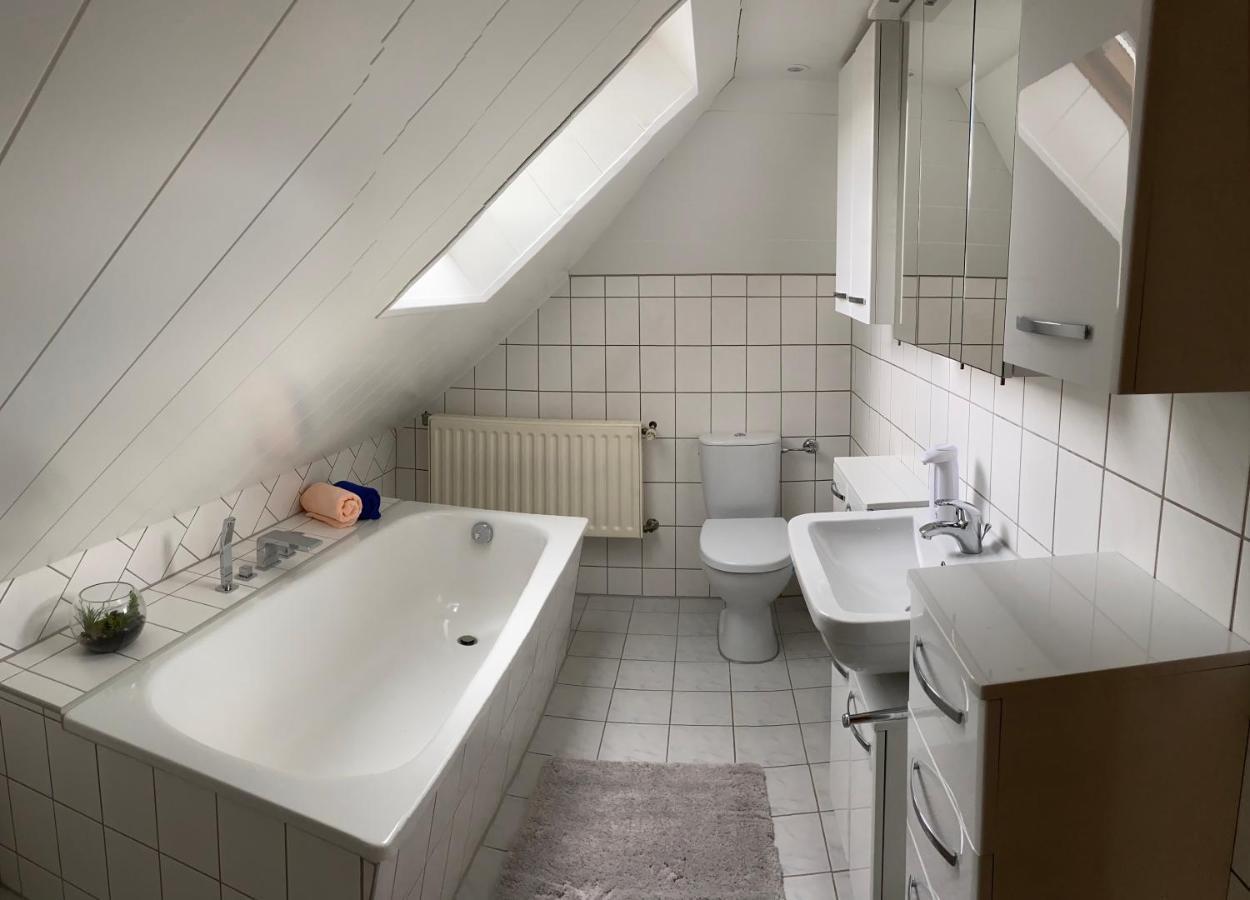 Ferienwohnung Zum Schloss Halbe Exterior foto