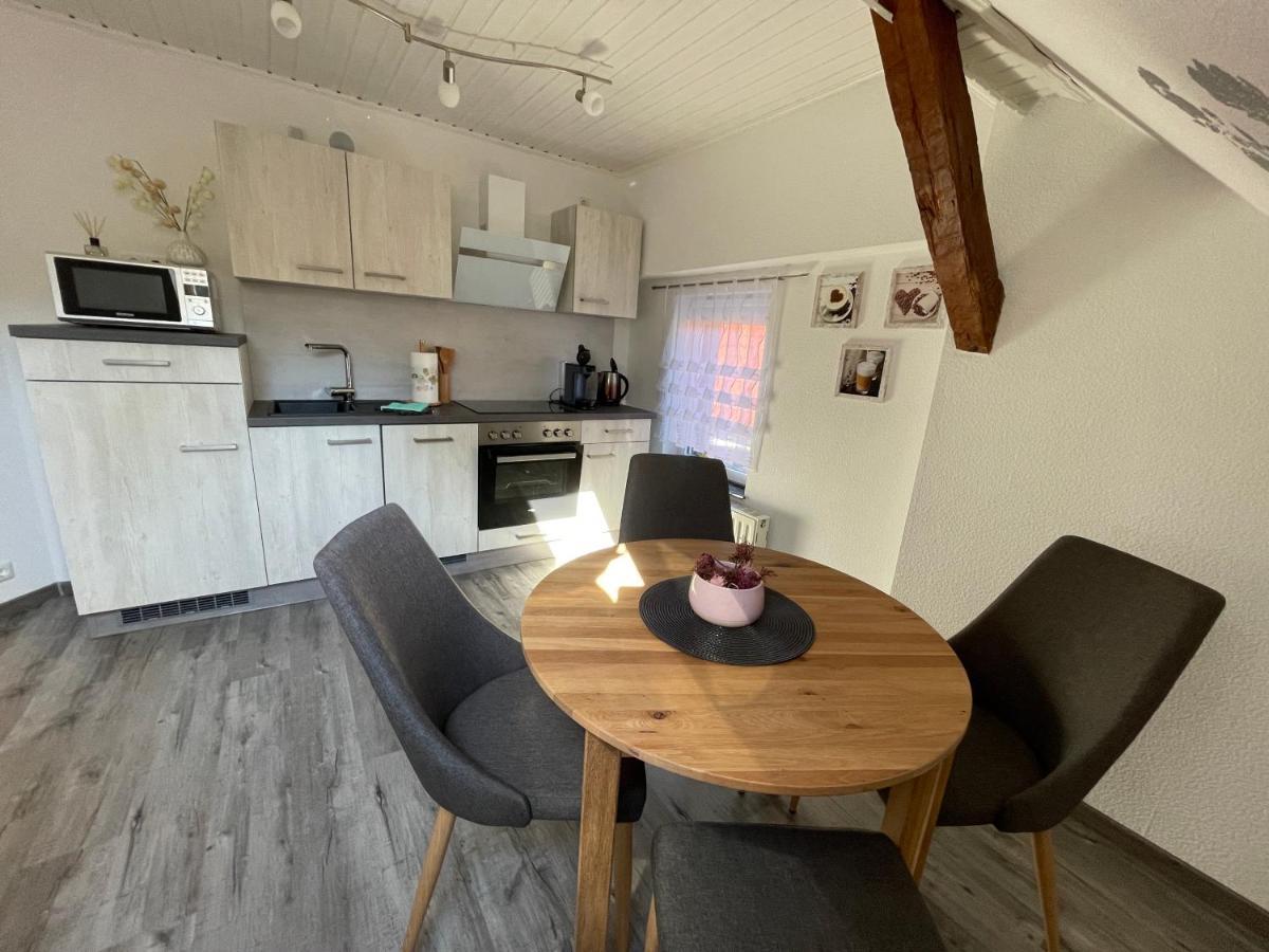 Ferienwohnung Zum Schloss Halbe Exterior foto